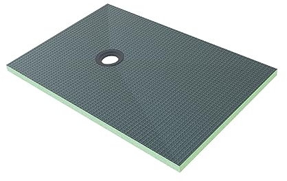 AICA Plato de ducha de XPS con accesorios de desagüe, Tablero de aislamiento impermeable, Panel de construccion, 1200x900x40mm