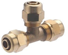 Raccord PER à Compression (à Visser) Té Egal Ø12 NOYON & THIEBAULT