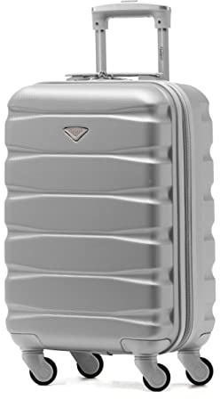 Flight Knight Lightweight 4 Wheel ABS Hard Case Suitcases Cabin Carry On Hand Luggage Approved for Over 100 Airlines Including easyJet, British Airways, RyanAir, Virgin Atlantic, Emirates & Many More