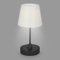 BRILONER - LED Tischlampe kabellos mit Touch, dimmbar in Stufen, neutralweiße Lichtfarbe, Nachttischlampe, Leselampe, LED lampe, Campinglampe, Tischleuchte, Akku Lampe, 30x14,5 cm, Schwarz