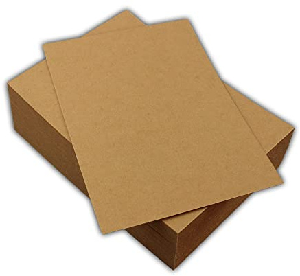 50 hojas de cartón aglomerado de 5 x 7 EcoSwift para manualidades, material de álbumes de recortes, hojas de embalaje, insertos de 5 x 7 pulgadas