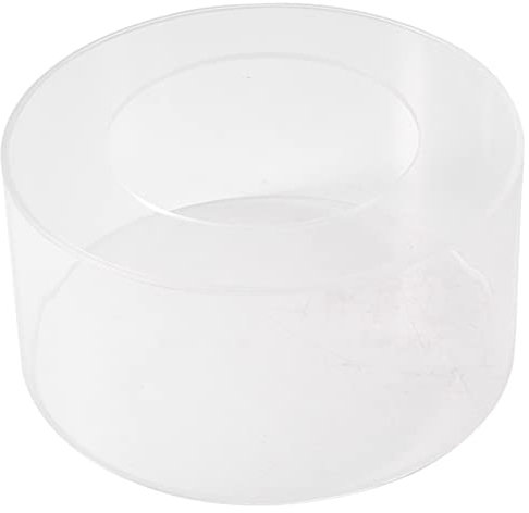 Wisyurt 1 StüCk Rundes Acryl-Kuchen-Display-Board, KuchenkantengläTter, Schaber, Kuchenblech, DIY, Rund, Kuchen, NachfüLlbar (B)