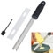 Hobel Reibe Käsereibe, Zester, Cheese Grater, Parmesanreibe, Zitronenreibe, Muskatreibe, Parmesanhobel, Parmesankäse, Reibe Fein Edelstahl, mit Edelstahl Klingen inkl. Schutz & Pinsel