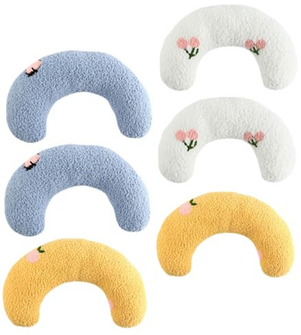 CIYODO 6stücke Katzen-kuschelkissen U-förmige Nackenstütze Für Tiefen Schlaf Bequemes Und Atmungsaktives Katzenkissen Für Junge Und Ältere Katzen Pflegeleicht Und Langlebig