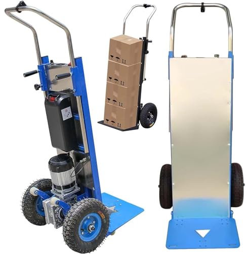 Générique Diables électriques pour Monte Escaliers 1200w Monte Escalier Charge 250 Kg Peut Escalier Et Descendre Moteur Brushless Batterie Amovible 48 V/36 Ah Facile D'Utilisation