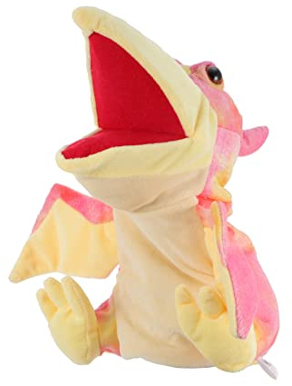 KOMBIUDA Pupazzo Di Peluche A Forma Di Dinosauro Pterodattilo Giocattolo Che Morde Dito Per Ragazzo Ragazza Animale Gioco Dito