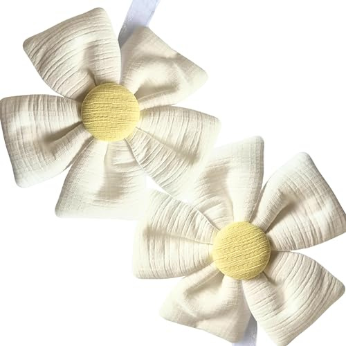 Bloom Coppia Calamite per Tende a Forma di Fiore in Vari Colori (White)