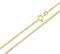 Generisch Echtgold 8 kt 333 Gold Goldkette Panzerkette Halskette Kette Collier Schmuck verschiedene Breiten und Längen (38.00, Breite 1,6 mm)
