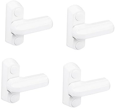 SEWACC 4pièces Serrure De Sécurité à Guillotine Serrure De Fenêtre De Verrous Pour Châssis Résistant