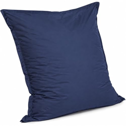 bananair Pouf Extérieur Imperméable XXL, 120 x 160 cm, Bleu | Anti-UV, Déhoussable, Imperméable, Polyvalent