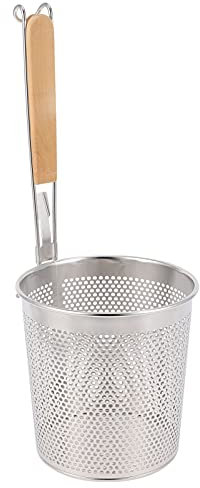 HEMOTON Passoire en panier de pâte en acier inoxydable Passoire en maille fine passoire de Dumplings de fidées Passoire en maille Passoire d'aliments