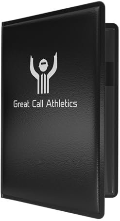 Great Call Athletics | Professional Game Card Holder | Book Style | Football Lacrosse Baseball Referee | Official's Choice!