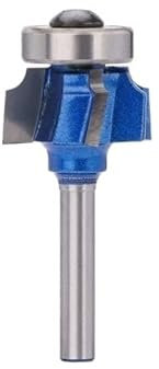 1pc Wood Milling Cutter Chamfer End Mill Corner Rounding Router Bits 6mm Shank Engraving Bit For Woodworking(R3)