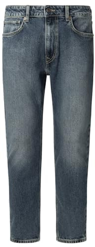 Pepe Jeans Jeans da Uomo affettati Stanley, Blu (Denim 4um), 30 W/30 L, Blu (Denim-4um), 30W x 30L