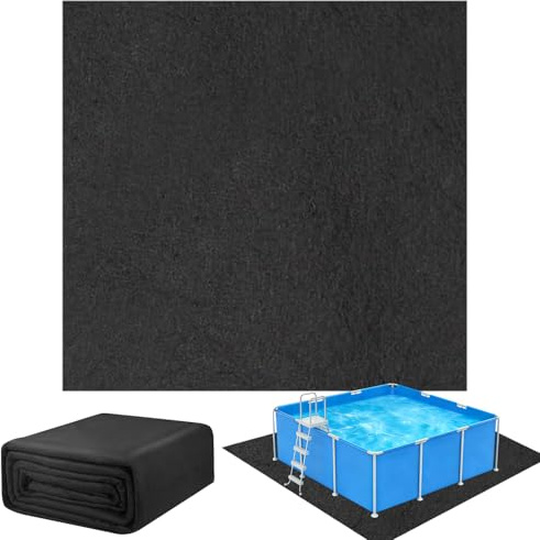KEAGAN Pool Bodenplane, 2 m Quadrat Poolunterlage, Poolmatten Schutzboden, Swimmingpool Bodenschutzplane Bodenmatte, Poolmatte, Whirlpool Matte, Pool Unterlegmatte Schwimmbadmatte Pool Ground Cloth