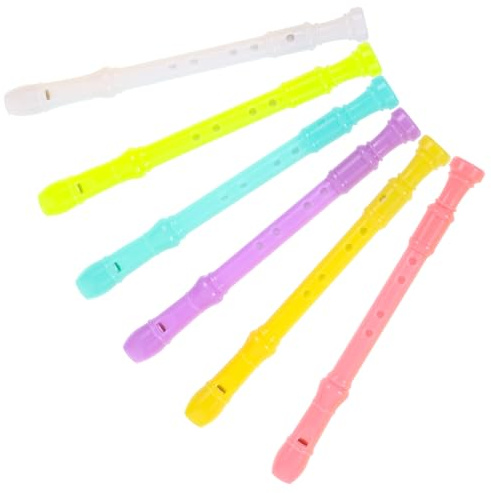 SUPVOX Lot de 6 Stylos Gel Encre Gel Flûte de Flûte à Bec pour École Bureau Présent Élève Style Aléatoire