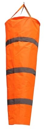 Manica a Vento Manica a vento da 100/150/200 cm Misurazione della direzione del all'aperto Cintura riflettente Banderuola antistrappo for l'aeroporto Aviazione Garden Farm per Il Giardino(200cm)
