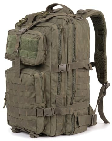 TAISSU - Sac à Dos Tactique Imperméable RANGER - 45L - Vert - CrossTraining | Idéal pour Salle de Sport, CrossFit, Voyage ou Camping, Imperméable et Résistant, Compartiments multiples, Poche Chaussures