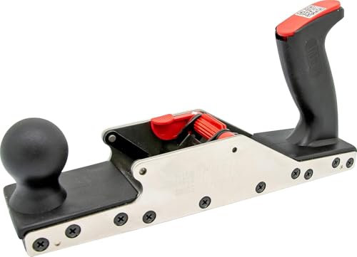 RALI 260 EVOLUTION N : Handhobel mit 4 Wendemessern und drei Schnelleinstellungen | Professioneller Tischlerhobel ohne Nachschärfen | Immer einsatzbereit auf der Baustelle und in der Werkstatt!