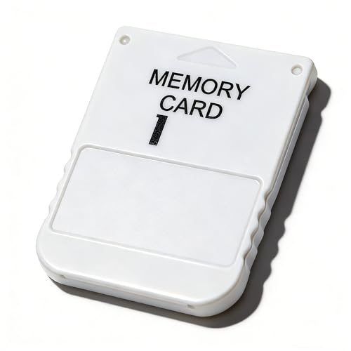 1MB Memory Card for PS1 Game Console Fast Read Write, Lightweight ABS Material Game Saving Card Compatible with PS1 Classic Game Systems