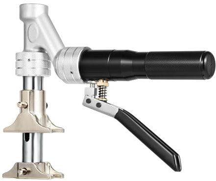 Alicates de prensa profesional, herramienta de prensa hidráulica, contorno en V, alicates hidráulicos, crimpadora de tubos, tipo crimpadora, para tubos de cobre y tubos de acero inoxidable