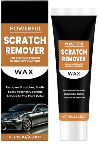 Effaceur de rayures de voiture, élimination des rayures pour véhicules – Polisseuse anti-buée rapide 120 ml pour éliminer les traces de rayures sur le pare-brise, le tableau de bord, l'entretien