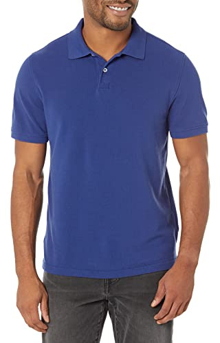 Amazon Essentials Uomo Polo in piqué di Cotone Slim