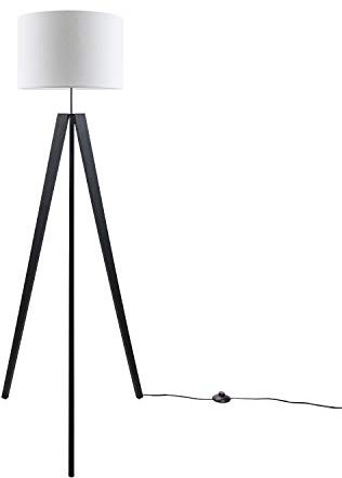 Paco Home Stehlampe Wohnzimmer Standlampe Wohnzimmerlampe E27 Fassung Leselampe Stoffschirm Lampe Schlafzimmer Stativ Stoff Lampenschirm Mit Schalter