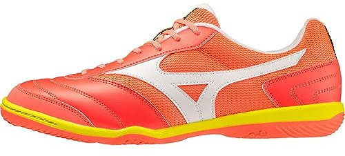 Mizuno MRL Sala Club In, Fußballschuhe, Unisex, Erwachsene, Neon Flame Weiß, 40 EU