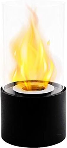 JHY DESIGN Portable Tabletop Fireplace Indoor Outdoor Table top Fire Bowl Pot Clean Burning Bio Ethanol