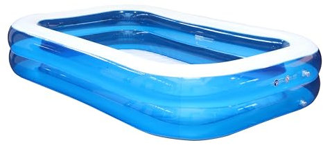 XL Familienpool Planschbecken für Garten oder Terrasse (211x132x46cm)
