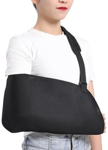 Tutore Braccio Destro e Sinistro, Regolabile Fascia Braccio Rotto,Reggibraccio Destro E Sinistro,Imbracatura,Tutore Ortopedico per Spalla in Rete, Adatto a Polso,Gomito, Armi, Slogate Spalle