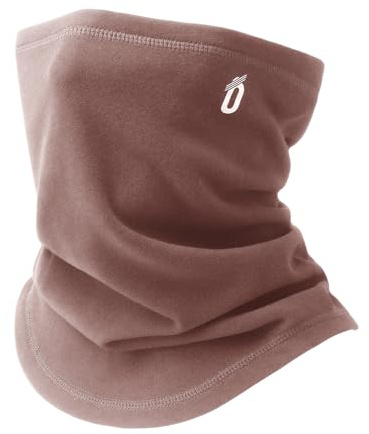 Oscenny Snoods,Soft Skin-Friendly Windproof for Cold Windy Days,Stretchy Thermal Fleece Snood Men Women Breathable Lightweight Quick Dry for Cycling,Motorcycle,Running,Work Cold Weather Winter (Pink)