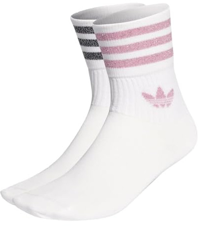 adidas MID-CUT GLITTER (2PP) Originals Calza Bianco Unisex HK0301