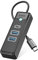 ORICO USB C Hub, 3 Ports USB Verteiler mit 2 USB A und 1 Typ C für Laptop, Handy, Tablet mit 0,15m Kabel, kompatibel mit Mac OS 10.X und höher, Linux, Android, Schwarz