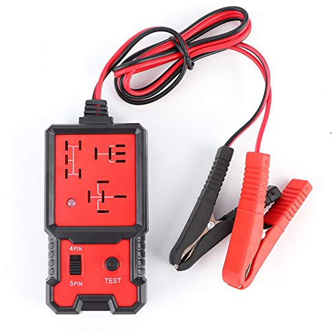 Testeur de Relais électronique 12 V Vérificateur de Batterie Automobile Professionnel Outil de Diagnostic Automatique Outils de Diagnostic de Batterie de Voiture avec Clips,