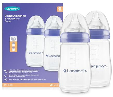 Lansinoh I Biberon Natural Wave 2x240ml