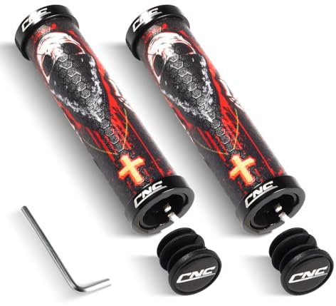 Chooee Fahrrad lenkergriffe,3D Comfortable Mountainbike Fahrradgriffe,22mm Silikon MTB Griffe RSS