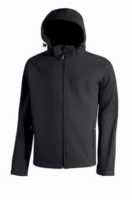 U-POWER | Giacca da Lavoro Uomo con Zip KYRA, Softshell Mechanical Stretch, Traspirante e Idrorepellente, 100% poliestere
