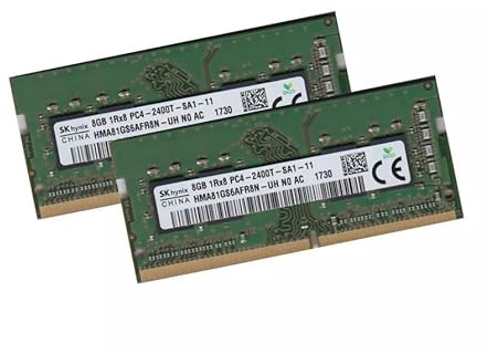 Hynix 16 GB (2 × 8 GB) DDR4 2400 MHz SO-DIMM Notebook RAM – HMA81GS6AFR8N – original Hynix-chips – 260 stift – högpresterande laptop minne – perfekt passform – 10 års garanti