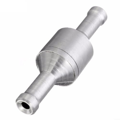 Válvula antirretorno desechable de aluminio para combustible, agua, gas, aire para vacío, 6-12 mm, válvula en línea con marca de flecha para evitar reflujo para coche, agricultura, diésel, para