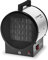 TROTEC Bauheizer elektrisch TDS 20 M – Heizleistung 1,5 kW / 3 kW – Elektroheizer Luftmenge 290 m³/h – Heizlüfter mit Thermostat, Keramik
