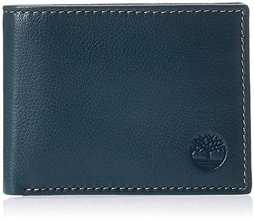 Timberland Herren Blix Slimfold Wallet Falt-Brieftasche, Navy, Einheitsgröße