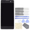 VEKIR Handys Ersatzteile für Sony Xperia XA F3111 XA Dual F3112 Komplette Anzeige Touch Digitizer Bildschirm[NO Bildschirm Frame](Graphite Black)