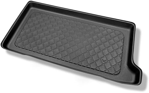 Mossa Vasca Baule Compatibile con Fiat 500 Hatchback (09.2007- ) - Tappetino per Bagagliaio - Tappeto Bagagliaio per Auto - G