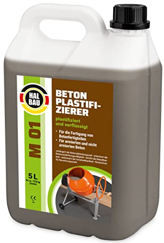 Betongkondensator 5 l plastgörare betongtillsatser fördröjare flytande tillsats betong M01