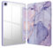 FINTIE Hybrid Slim Case for Samsung Galaxy Tab A9 Plus/ A9+ 11 Inch 2023 Model (SM-X210/X216/X218), Shockproof Cover with Clear Transparent Back Shell, Auto Wake/Sleep, Lilac Marble