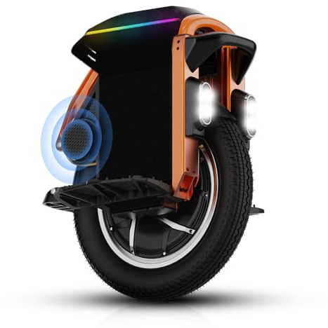 KINGSONG Monociclo eléctrico S16 Pro 1480Wh, Motor 3000W, Autonomía de hasta 120 km, Velocidad Limitada 25km/h, Neumático 16, Pantalla matricial, Compacto y Elegante