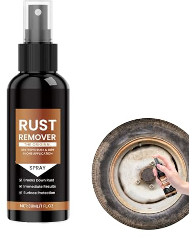 Eliminador de manchas de óxido para coche, acción rápida, larga duración, concentrado eficaz, 30 ml, solución instantánea para garaje, taller, barcos, autocaravanas