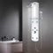 vidaXL Panel Ducha Acero Inoxidable y Plástico 25x43x120 cm Plateado Baño Aseo